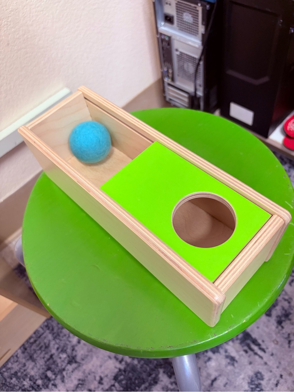 Lovevery Wooden Ball Drop Toy - Mint Condition